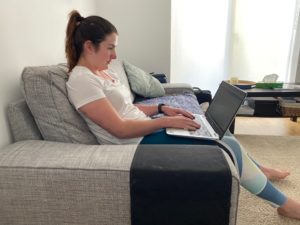 Neck Pain from working on sofa